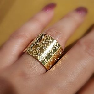 Michael Kors Heritage monogram ring